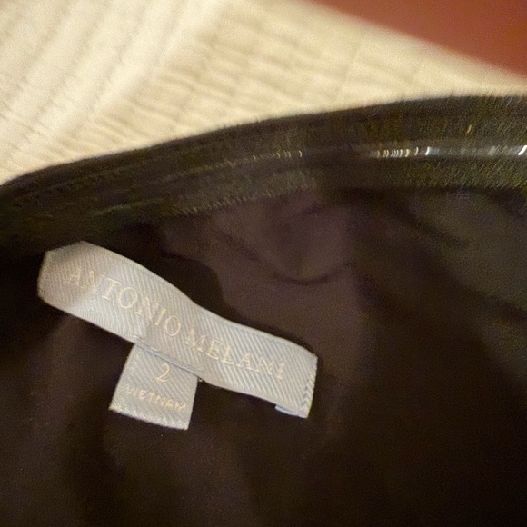 Antonio Melani X Born On Fifth - Plaid One-Shoulder Gown - Picture 8 of 8